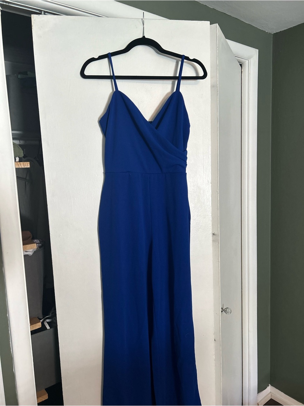 Crystal Sky Royal Blue Dress Top - Size S